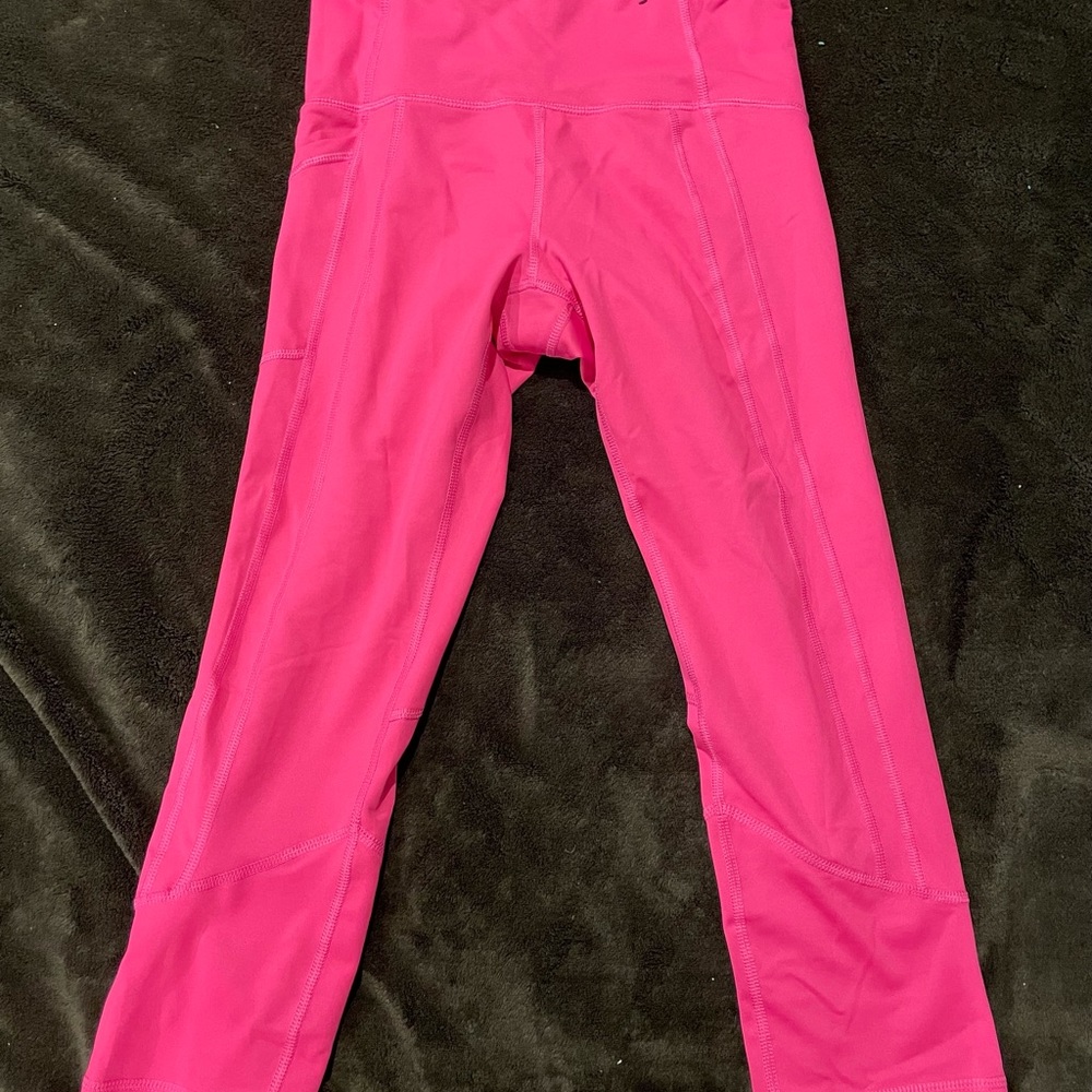 Fila 7/8 leggings, size small - pink